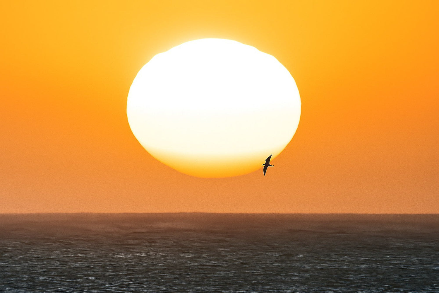 Crépuscule flamboyant sur l’Aber Wrac’h