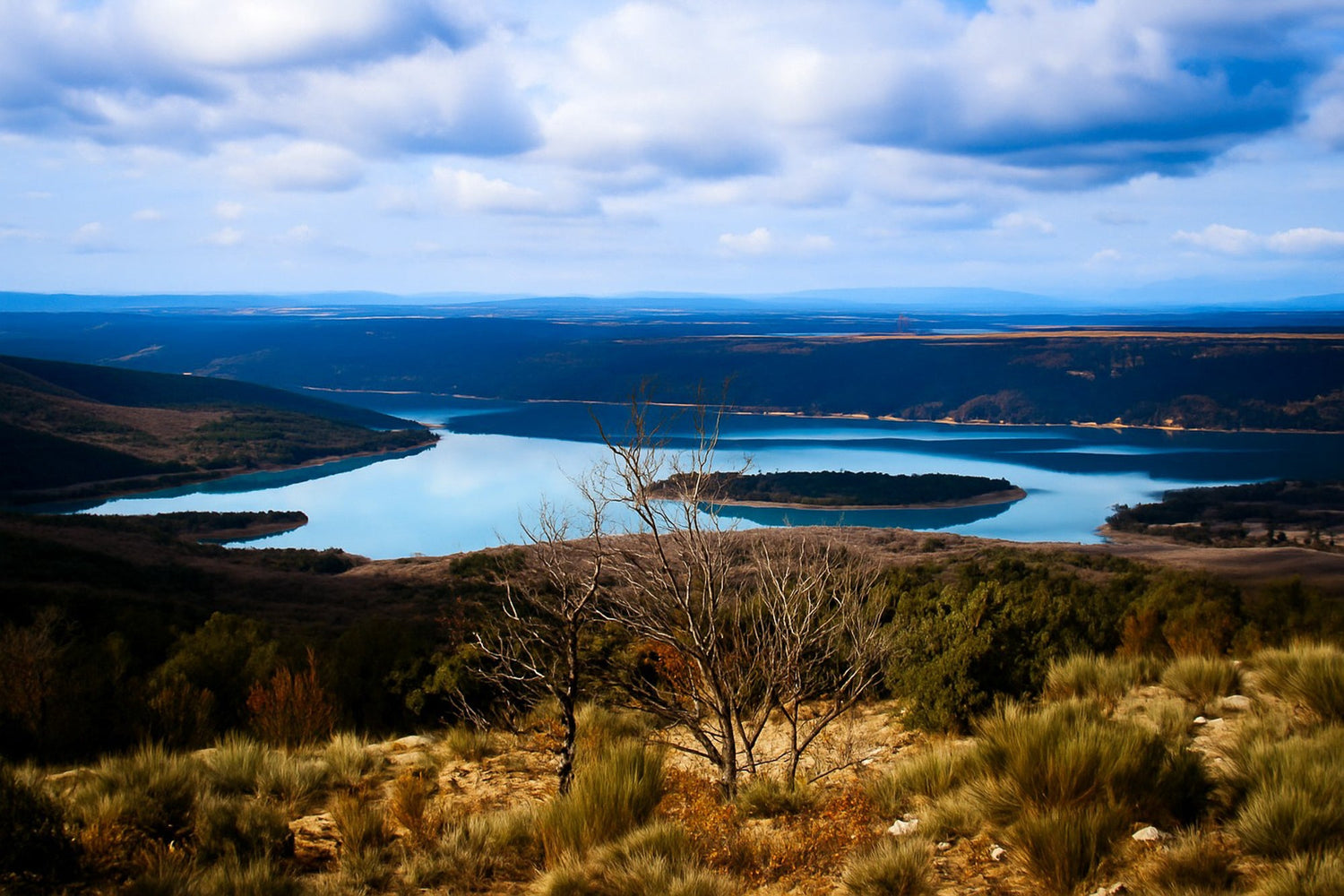 Lac de Sainte-Croix - Reflets turquoise en Provence